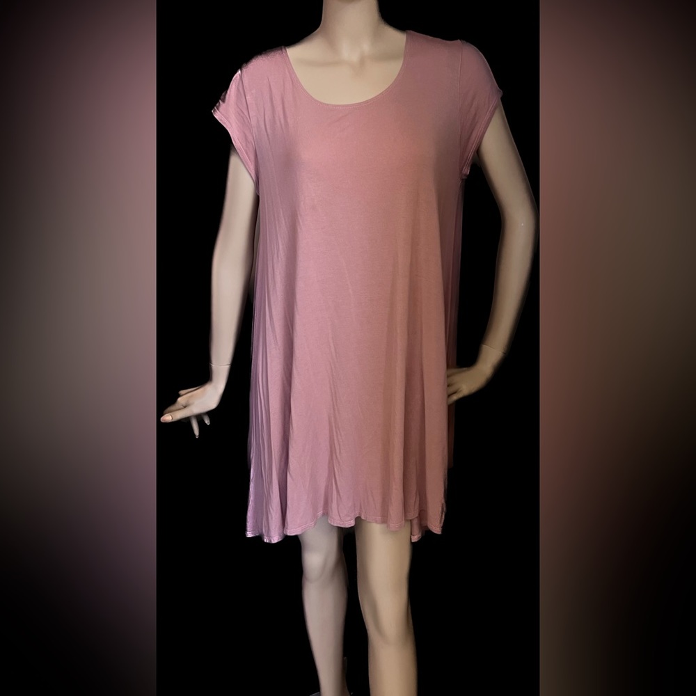 Pink shirt/dress XL